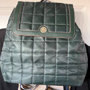 Anne Klein  Backpack Lightweight Nylon Chic Evergreen